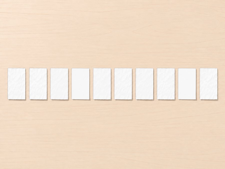 LOST10のキャスト10枠のうち2枠が埋まったことを表すカード